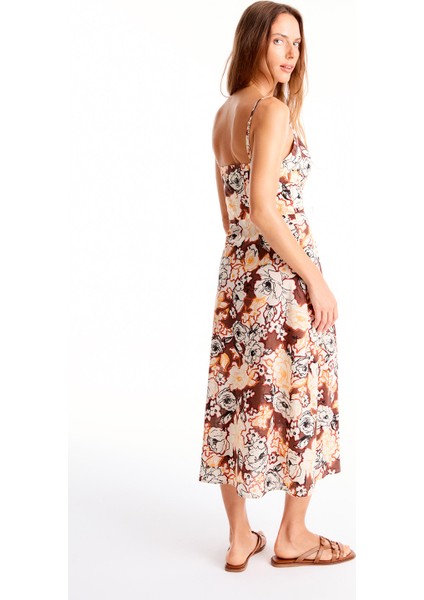 Cok Ciaras Regular Fit Midi Boy Elbise
