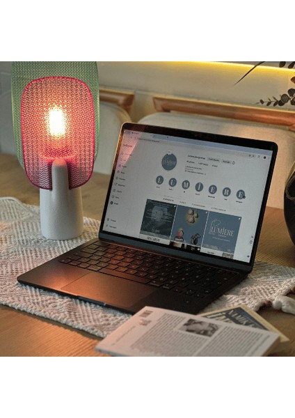 Modura Modern Tasarımlı Şık Abajur |dekoratif Masa Lambası, Yatak Odası, Salon ve Ofis Aydınlatması