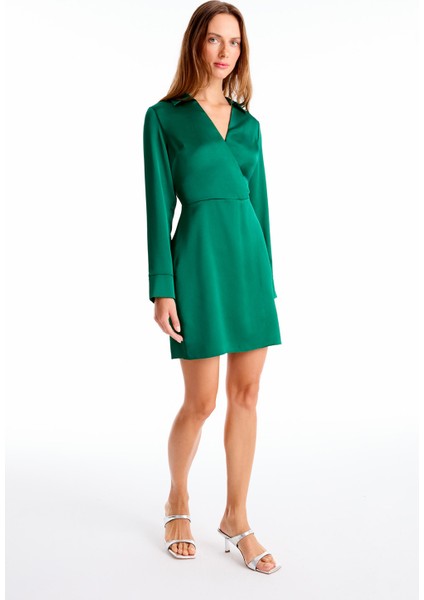 Yesil Despinas Regular Fit Mini Boy Elbise