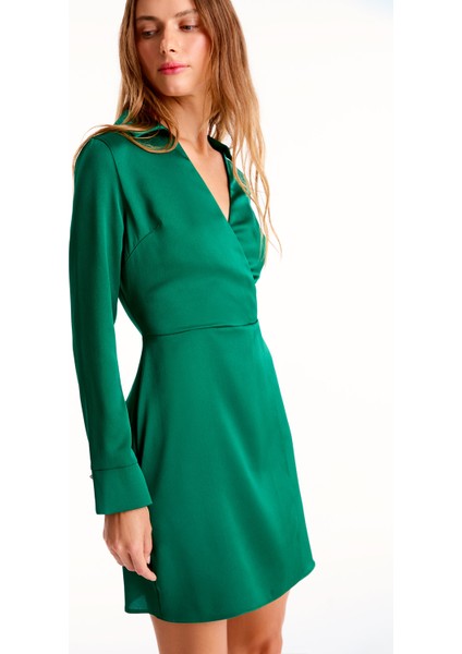 Yesil Despinas Regular Fit Mini Boy Elbise