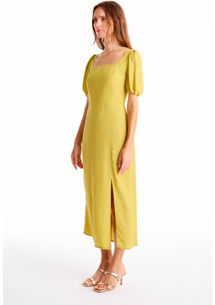 Fistik Dears Regular Fit Midi Boy Elbise