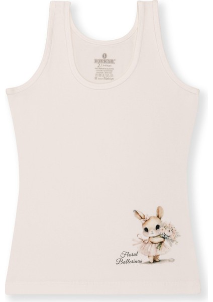 Kız Çocuk Pamuklu Kalın Askılı Renkli Baskılı Klasik Atlet 3'lü Paket 4832 Renkli fiyatları