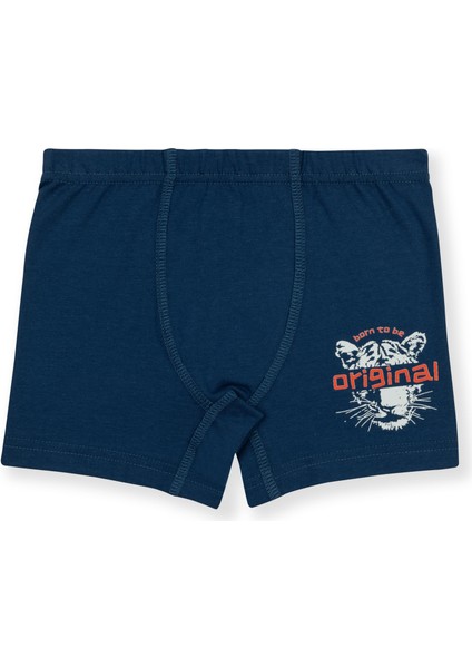 Erkek Çocuk Pamuklu Baskılı Rahat Kesim Likralı Boxer 3'lü Paket 3510 Renkli fırsatları