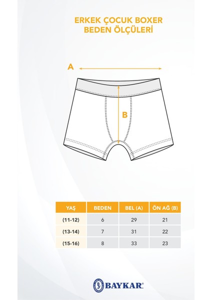 Erkek Çocuk Pamuklu Baskılı Rahat Kesim Likralı Boxer 3'lü Paket 3514 Renkli indirimleri