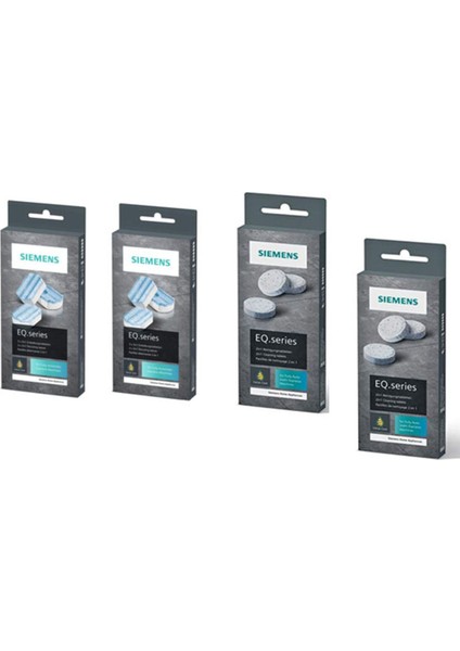 & Bosch Tüm Tam Otomatik Kahve Makineleri Için Kireç ve Makine Temizleme Tabletleri