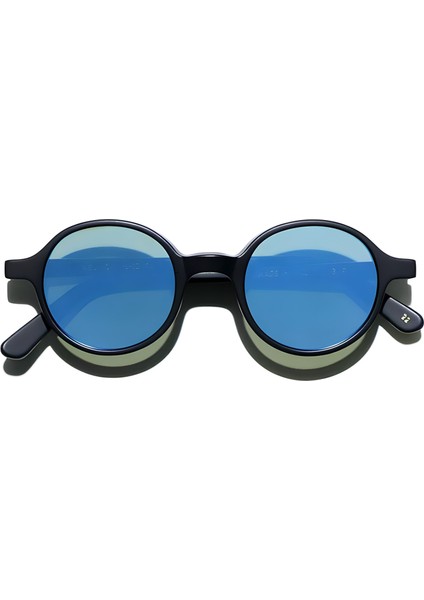 L.G.R Reunion Black Matt 22 / Flat Blue Mirror 4663 48-23