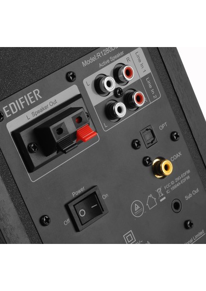 R1280DBs Subwoofer Çıkışlı, Optik Girişli 4'' Bass Ünitesi Multi-Media 2.0 Aktif Bluetooth V.5.0 Hoparlör 42W RMS