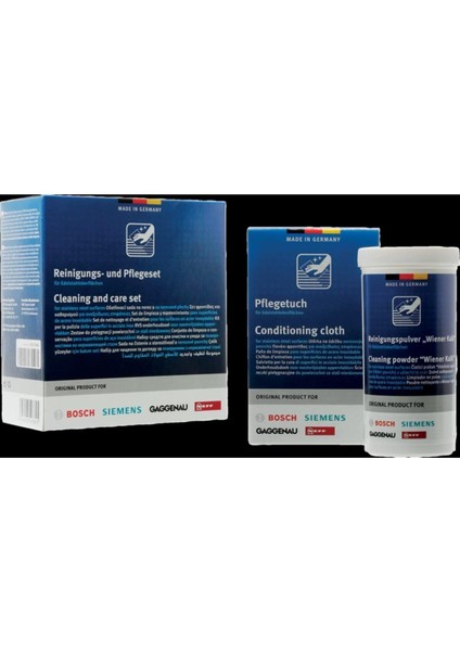 Çelik Yüzeyler Için Bakım Seti