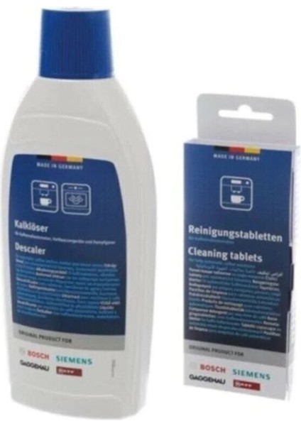 Kahve Makineleri ve Buharlı Fırın Için Bakım Seti