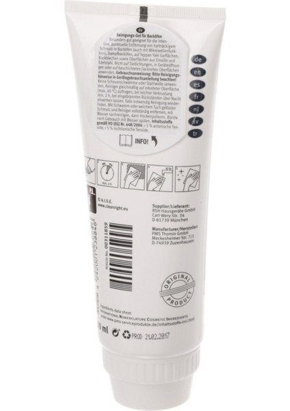 Fırın Içi Yüzey Temizleyici Jel modelleri