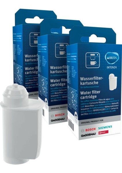 Uyumlu Kahve Makineleri Için Su Filtresi 3'lü Ekonomik Paket