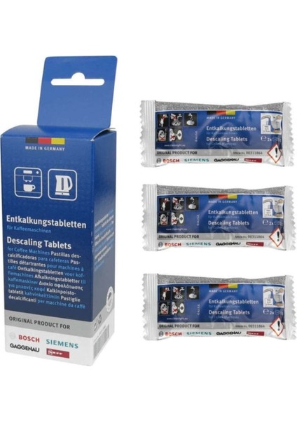 Kahve-Espresso Makineleri ve Su Isıtıcıları Için Temizleme Tablet Set fiyatları