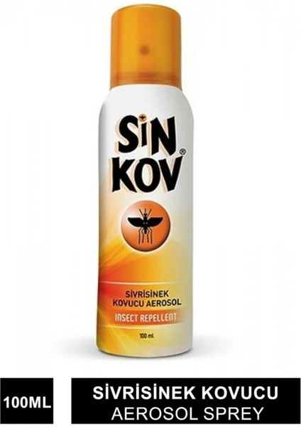 Sivrisinek ve Karasinek Kovucu Aerosol Deo Sprey 100 ml x 3 Adet