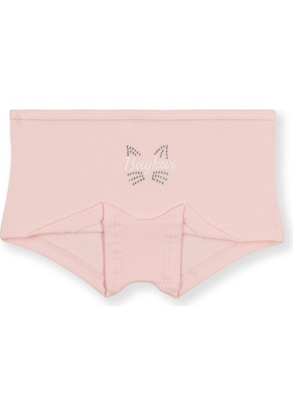 Kız Çocuk Pamuklu Renkli Baskılı Likralı Boxer 3'lü Paket 5892 Renkli modelleri