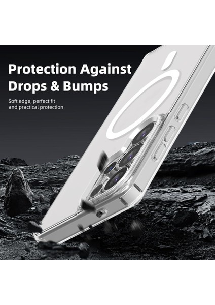 Samsung Galaxy S25 Ultra Kılıf Şeffaf Lansman Magsafe Wireless Şarj Özellikli Orjin Kapak modelleri