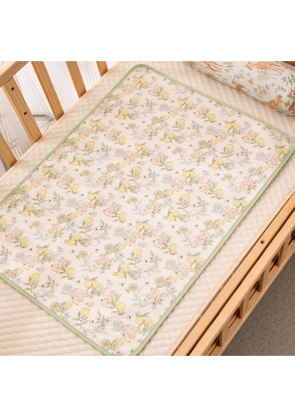 Kaymaz Su Geçirmez Bebek Bezi Pedi Yıkanabilir Adet Pedleri Nefes Alabilen Gazlı Bez Bebek Bezi Pedi Havlu 50*70CM (Yurt Dışından)