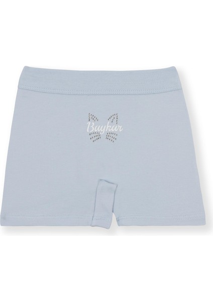 Kız Çocuk Pamuklu Renkli Baskılı Likralı Boxer Şort 3'lü PAKET 5893 Renkli fırsatları