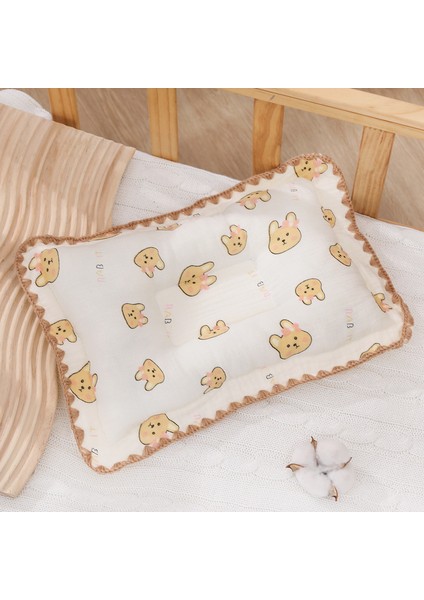 Yastık Dört Mevsim Nefes Alabilen Yastık Yenidoğan 1-3 Yaş (Yurt Dışından)