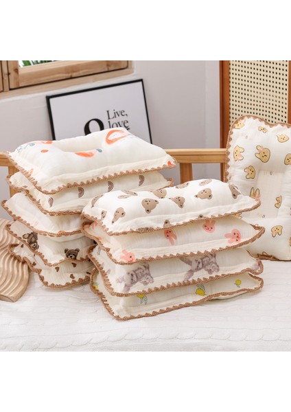 Yastık Dört Mevsim Nefes Alabilen Yastık Yenidoğan 1-3 Yaş (Yurt Dışından)