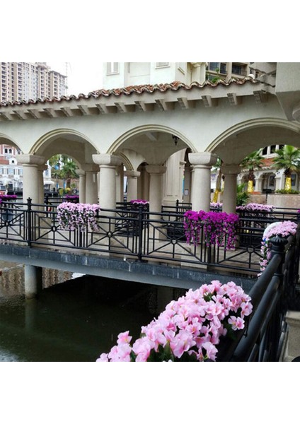 5 Yapraklı Orkide Simülasyon Yapay Çiçekler Çiçek Düğün Parti Dekorasyon Anneler Günü Bahçe Duvar Pembe (Yurt Dışından) fiyatları