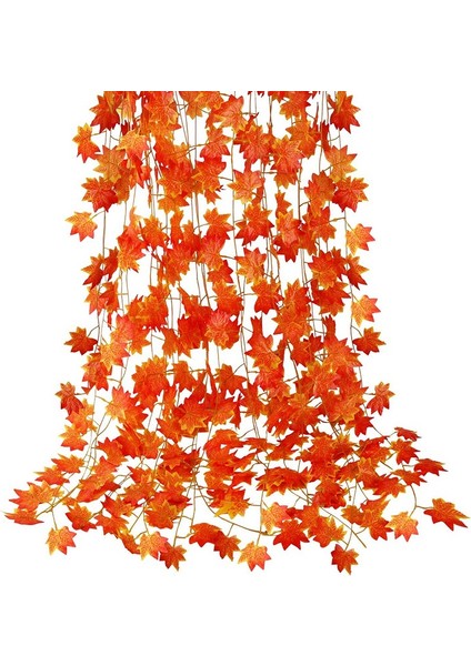 12 Paket Yapay Sonbahar Yaprakları Asılı Asma Dekorasyon Aile Düğün Şömine Partisi Için (Yurt Dışından)