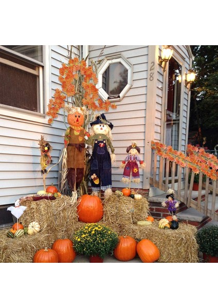 12 Paket Yapay Sonbahar Yaprakları Asılı Asma Dekorasyon Aile Düğün Şömine Partisi Için (Yurt Dışından) indirimleri