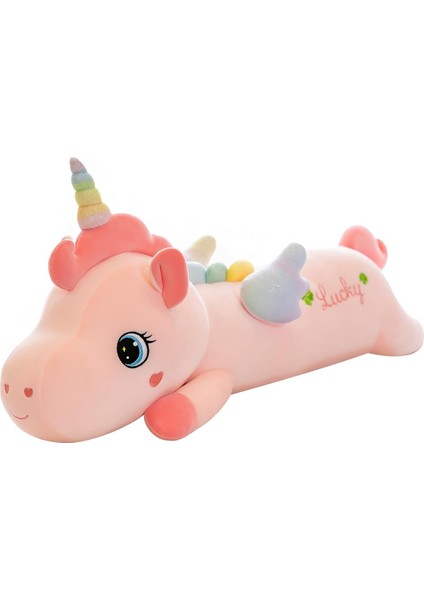 Kızlar Için Unicorn Peluş Oyuncak 27.6 Inç Yumuşak Ve Sevimli Pembe Unicorn Yastık Peluş Oyuncak Kanatlı Erkek Ve Çocuklar Için (Yurt Dışından)