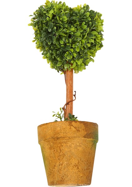 Plastik Bahçe Çim Topu Budama Ağacı Saksısı Kurutulmuş Bitki Düğün Parti Dekoru Için (Kalp Şeklinde) (Yurt Dışından) fiyatları