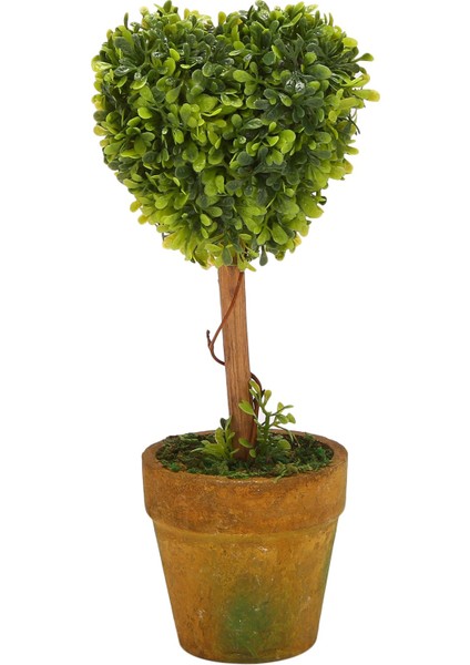 Plastik Bahçe Çim Topu Budama Ağacı Saksısı Kurutulmuş Bitki Düğün Parti Dekoru Için (Kalp Şeklinde) (Yurt Dışından) fırsatları