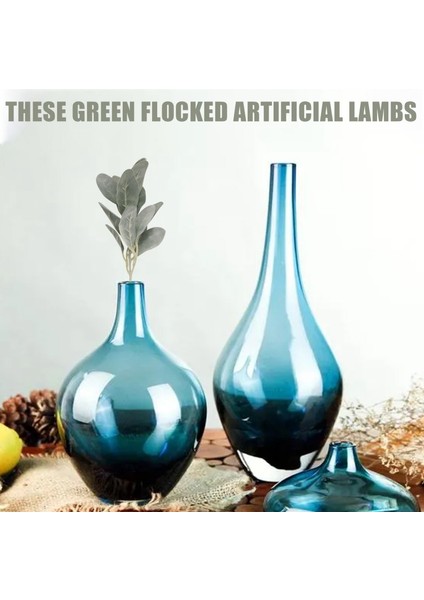 8 Adet Yapay Akın Kuzu Kulak Yaprakları Kaynaklanıyor Kuzu Kulak Dalları Vazo Buket Için Yeşillik Spreyleri Alır (Yurt Dışından) fiyatları