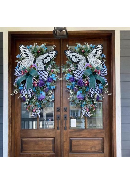Ön Kapı Için Kelebek Yaz Leri Ilkbahar Yaz Kelebekleri Dekor Hoş Geldiniz Yazısı Yaz Çelengi (Yurt Dışından) indirimleri
