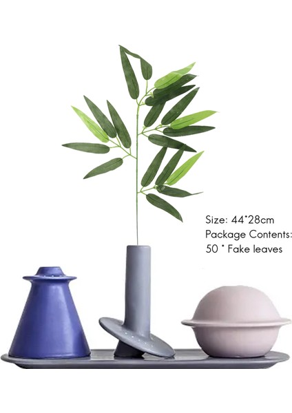 50 Adet Yapay Yeşil Bambu Yaprakları Yeşil Bitkiler Yeşillik Yaprakları Ev Otel Ofis Parti Dekorasyonu Için (Yurt Dışından) indirimleri