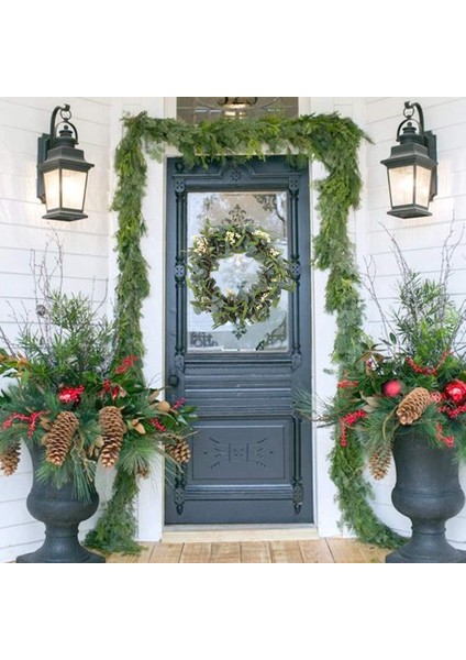 Yapay Okaliptüs Büyük Yeşil Yapraklar Rustik Çiftlik Evi Festival Kutlaması Için Dekoratif (Yurt Dışından) fırsatları