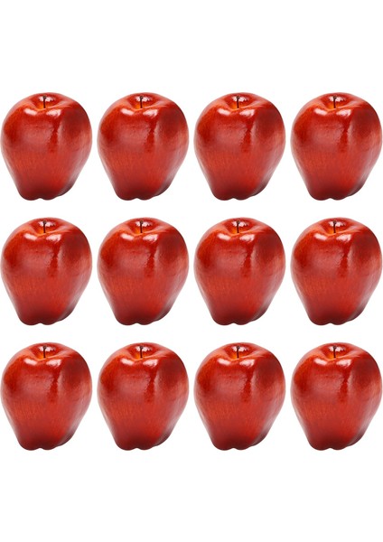 12 Adet Meyve Elma Yapay Elma Gerçekçi Simülasyon Kırmızı Elmalar Ev Ev Dekor Natürmort Için Mutfak Dekoru (Yurt Dışından) modelleri