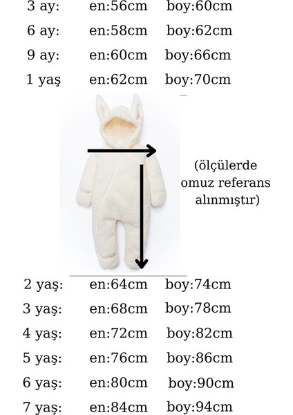 Kız Erkek Bebek ve Çocuk Patikli Peluş Tavşan Tulum fırsatları