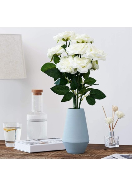 100 Adet Yapay Plastik Gül Çiçek Dıy Buketleri Düğün Dekor Için Yeşilimsi Çiçek Şube Kaynaklanıyor (Yurt Dışından) modelleri