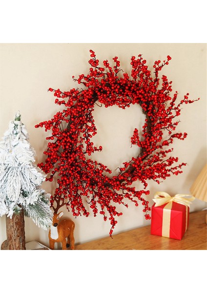 Noel Çelengi Kapı Asılı Süslemeler Noel Kırmızı Meyve Çelengi Asılı (Yurt Dışından) modelleri