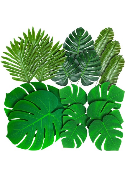 88 Paket Palmiye Yaprakları Tropikal Palmiye Luau Partisi Monstera Sapları Safari Orman Hawaii Doğum Günü Temalı Palmiye Yaprakları (Yurt Dışından)