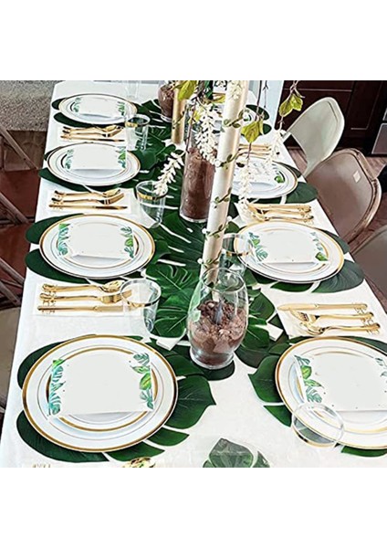 88 Paket Palmiye Yaprakları Tropikal Palmiye Luau Partisi Monstera Sapları Safari Orman Hawaii Doğum Günü Temalı Palmiye Yaprakları (Yurt Dışından) fırsatları