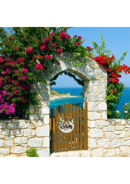 Kapı Askısı Çiftlik Evi Için Hoş Geldiniz Işareti, Rustik Ahşap Kapı Askıları Ön Veranda Dekoru Açık Hava Asılı Dikey Işaret (Yurt Dışından) indirimleri