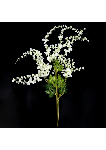 Yapay Ipek Wisteria Vine Ratta Ipek Asılı Çiçek Düğün Dekor, 6 Parça, (Beyaz) (Yurt Dışından) fiyatları