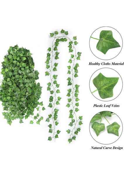 Yapay Sarmaşık - 6 Tel Yapay Sarmaşık, Sarmaşık Süslemeleri, Bitkiler, Asma, Asma Dekorasyonu (Yurt Dışından) fırsatları