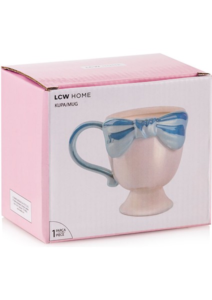 Lcw Home Beyaz Fiyonk Desenli Porselen Kupa modelleri