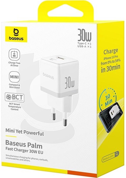 Palm Hızlı Şarj 30W Eu Beyaz