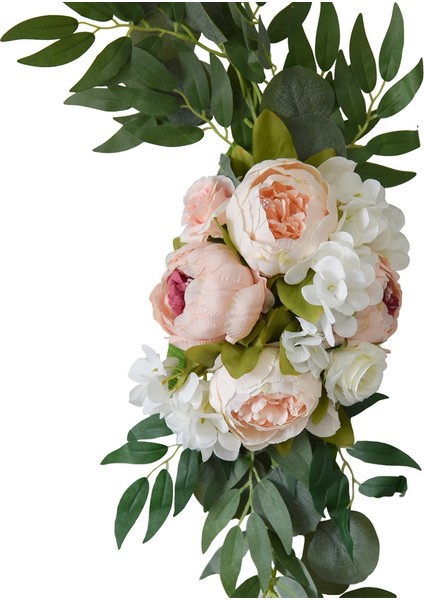 Adet Yapay Çiçek Gül Şakayık Hoş Geldiniz Düğün Misafir Kartı Dekorasyonu Düğün Kemeri Düğün Arka Plan Duvar Dekorasyonu (Yurt Dışından) fiyatları