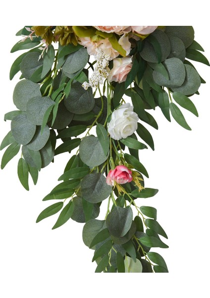 Adet Yapay Çiçek Gül Şakayık Hoş Geldiniz Düğün Misafir Kartı Dekorasyonu Düğün Kemeri Düğün Arka Plan Duvar Dekorasyonu (Yurt Dışından) indirimleri