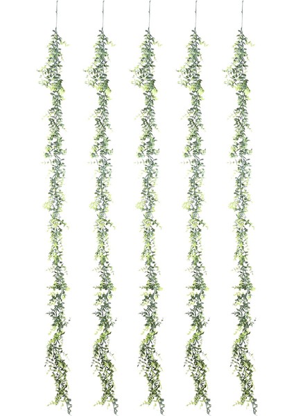 Paket 30FT Yapay Okaliptüs Ler Yeşillik Sarmaşıklar Asılı Bitkiler Düğün Masa Arka Plan Arch Için (Yurt Dışından)