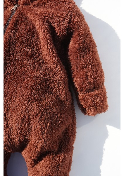 Kız Erkek Bebek ve Çocuk Patikli Peluş Tavşan Tulum modelleri