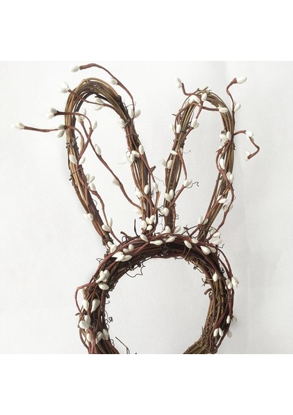 El Yapımı Rattan Tavşan Kolye Noel Paskalya Kapı Askısı Tatil Ev Dekorasyonları-A (Yurt Dışından) indirimleri