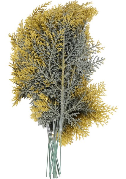 20 Adet Yapay Sedir Dal Sedir Sprey Dalları Sedir Dal Kaynaklanıyor Dal Seçtikleri Dıy Aksesuarları (Yurt Dışından)